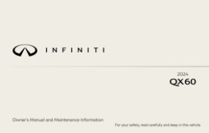 2024 Infiniti QX60 Owner's Manual
