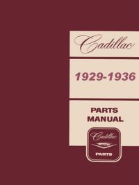 1932 1933 1964 1935 1936 Cadillac Parts Numbers Book Guide Catalog Interchange