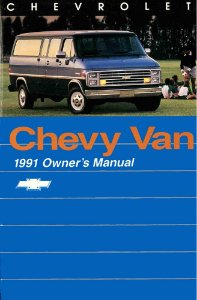 1991 Chevrolet G10, G20, G30 Owner's Manual