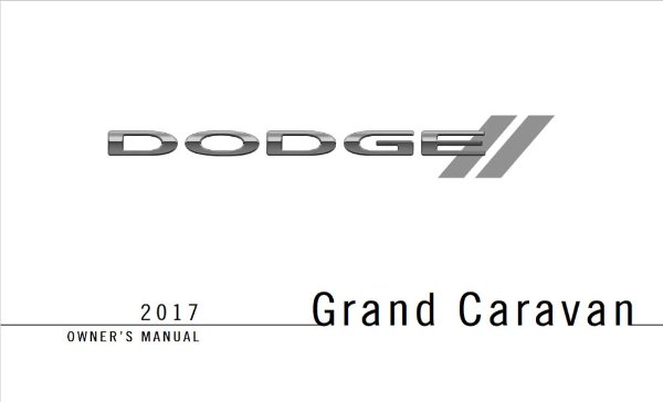 2017 Dodge Grand Caravan Owner's Manual
