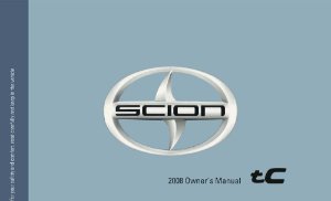 2008 Scion Scion TC Owner's Manual