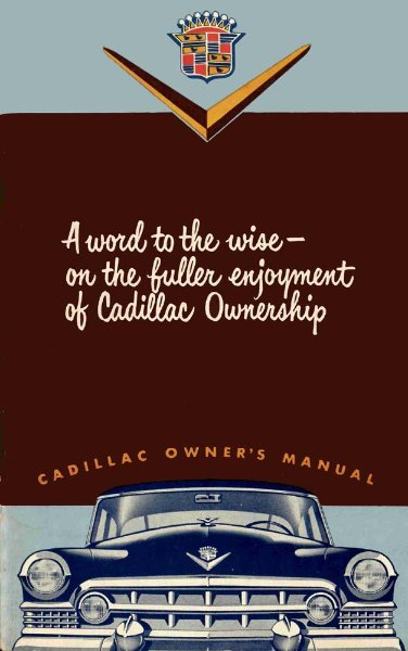 1951 Cadillac All Models Owner's Manual