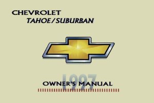 1997 Chevrolet Tahoe, Suburban Owner's Manual