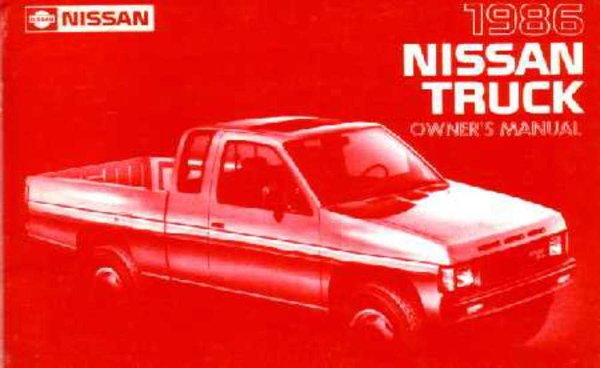 1986 Nissan Pickup Owner's Manual