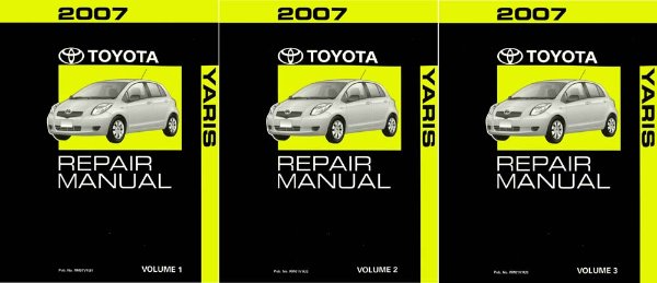 2007 Toyota Yaris Factory Shop Service Manual