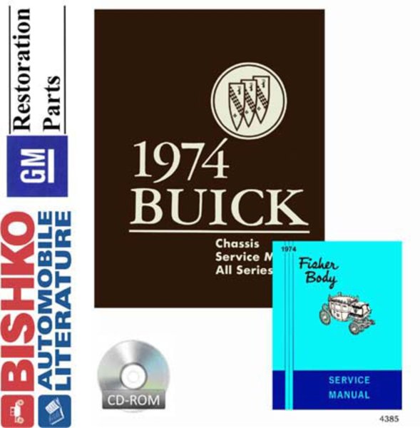 1974 Buick ALL MODELS FISHER BODY Factory Shop Service Manual