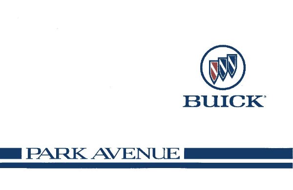1996 Buick Park Avenue Owner's Manual