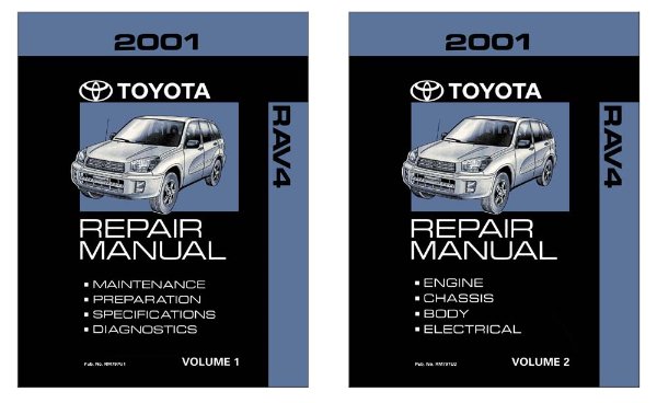 2001 Toyota Rav4 Factory Shop Service Manual
