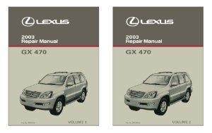 2003 Lexus GX 470 Factory Shop Service Manual