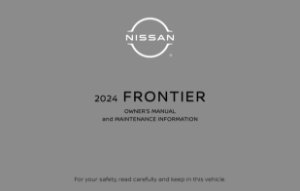 2024 Nissan Frontier Owner's Manual