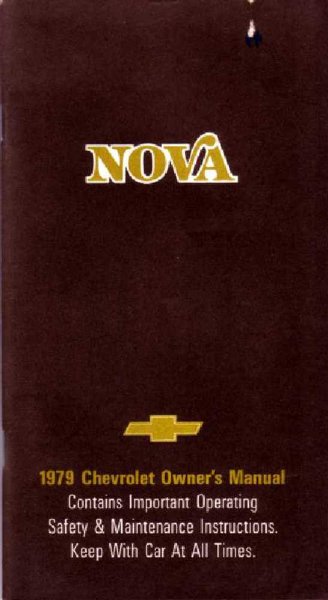 1979 Chevrolet Nova Owner's Manual