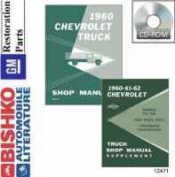 1960 1961 1962 Chevrolet Truck Shop Service Repair Manual PDF sample image