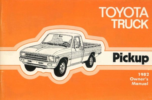 1982 Toyota 2WD Pickup Owner's Manual