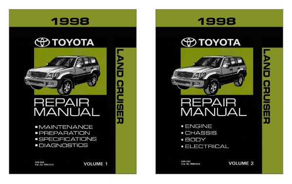 1998 Toyota Land Cruiser Factory Shop Service Manual