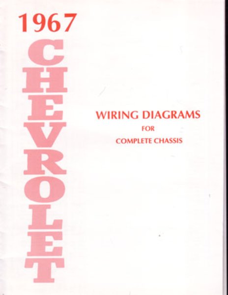 1967 Chevrolet Belaire, Caprice, Impala Wiring Diagrams Manual