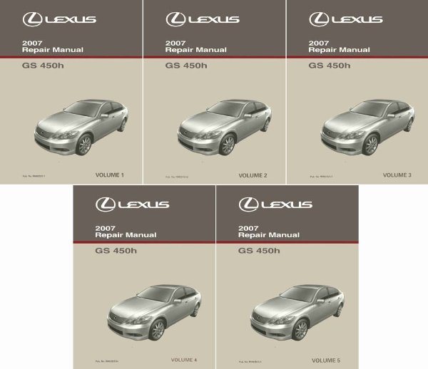 2007 Lexus GS 450h Factory Shop Service Manual