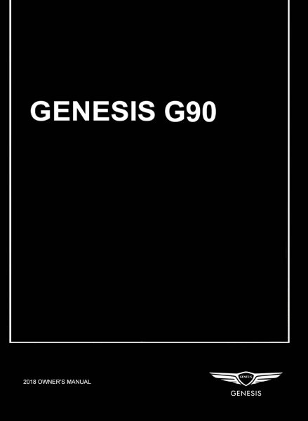 2018 Genesis G90 Owner's Manual