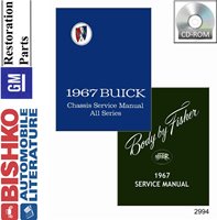1967 BUICK Body, Chassis & Electrical Service Manual sample image