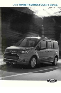 2016 Ford Transit Connect Owner's Manual