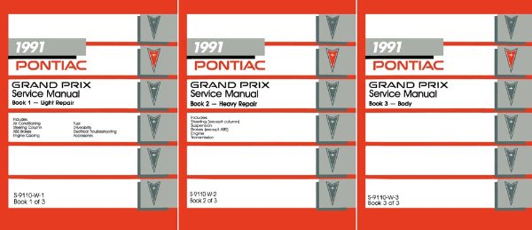 1991 Pontiac Grand Prix Factory Shop Service Manual