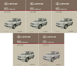 2008 Lexus LX 570 Factory Shop Service Manual