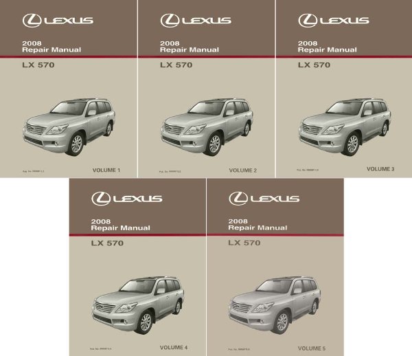 2008 Lexus LX 570 Factory Shop Service Manual