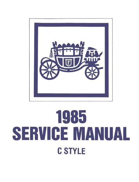 1985 Buick Cadillac Oldsmobile Body Shop Service Repair Manual Book