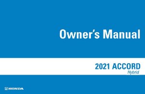2021 Honda Accord Hybrid Owner's Manual