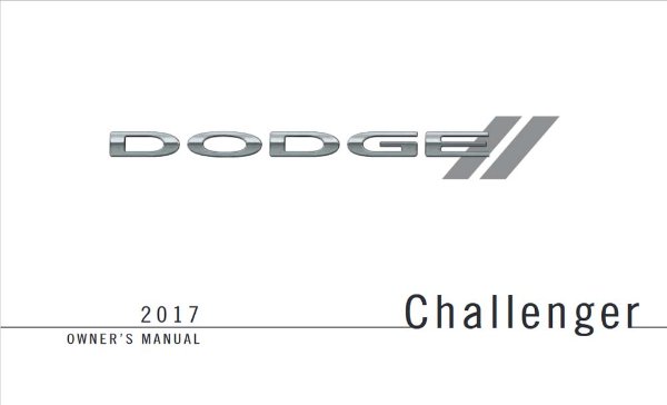 2017 Dodge Challenger Owner's Manual