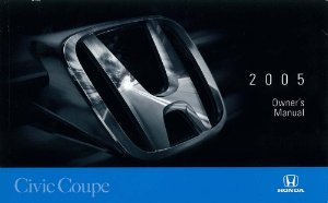 2005 Honda Civic Coupe Owner's Manual