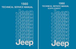 1980 Jeep All Models Factory Shop Service Manual