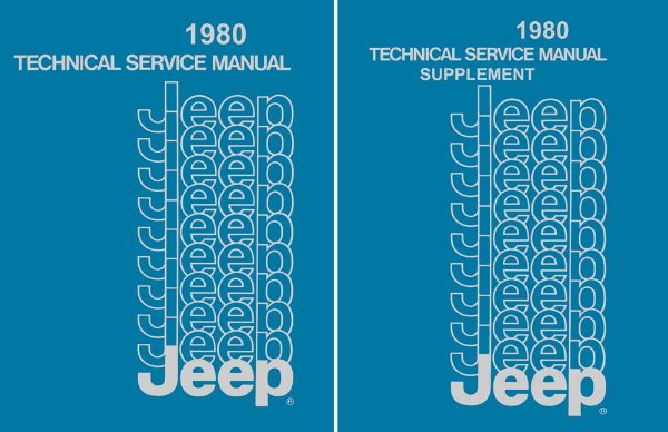 1980 Jeep All Models Factory Shop Service Manual