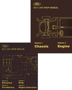 1973 Ford Lincoln, Mercury - All Models Factory Shop Service Manual
