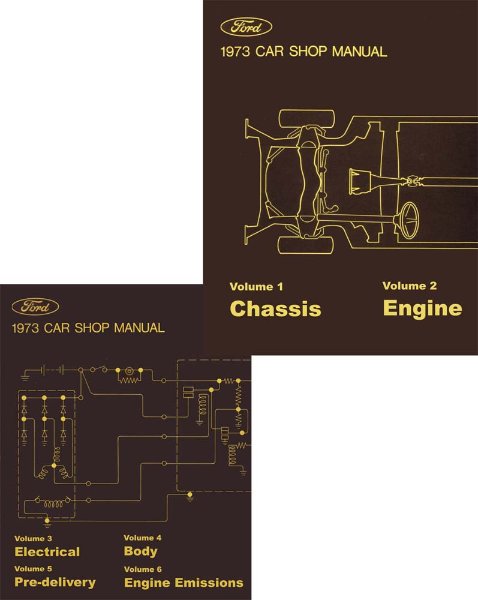 1973 Ford Lincoln, Mercury - All Models Factory Shop Service Manual