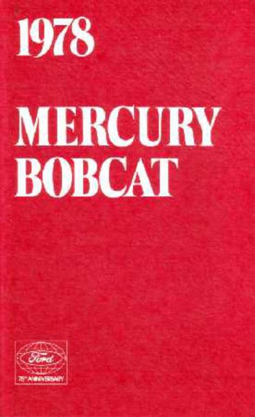 1978 Mercury Bobcat Owner's Manual