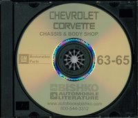 1963-65 CHEVROLET CORVETTE Body, Chassis & Electrical Service Manual sample image