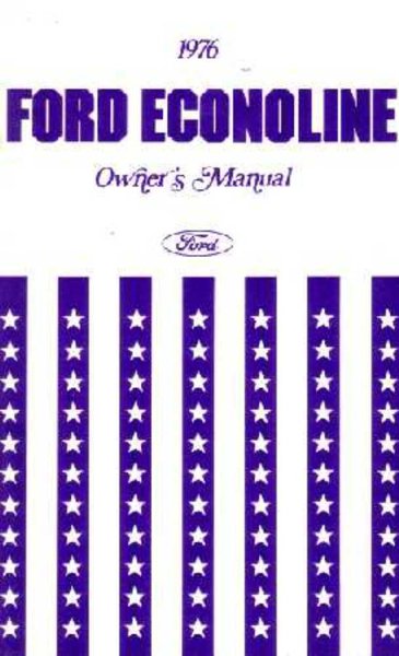 1976 Ford Econoline Owner's Manual