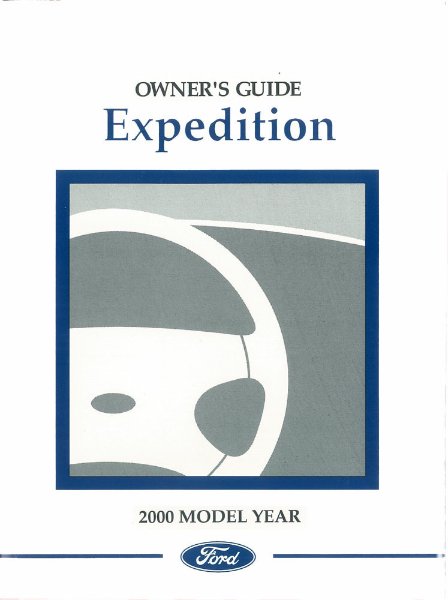 2000 Ford Expedition Owner's Manual