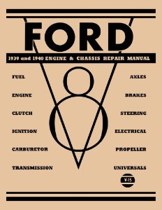 1939–1940 Ford Mercury - ENGINE, CHASSIS Factory Shop Service Manual