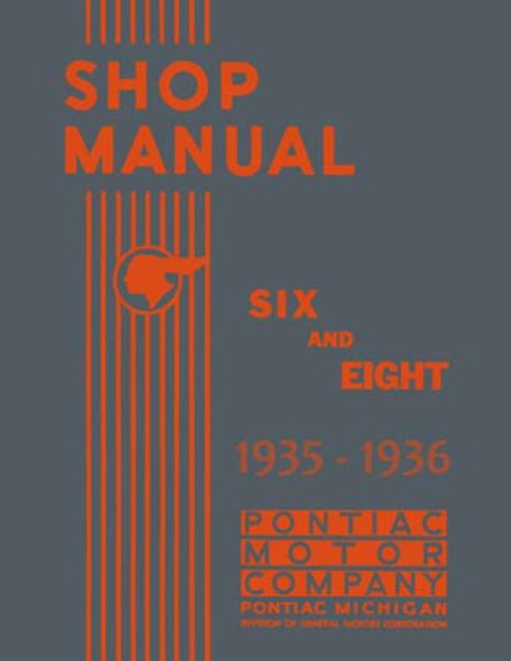 1935–1936 Pontiac ALL MODELS - CHASSIS Factory Shop Service Manual