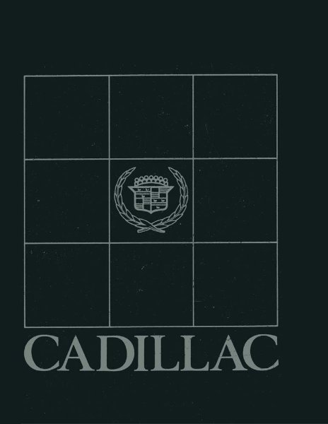 1984 Cadillac NO CIMARRON - CHASSIS Factory Shop Service Manual
