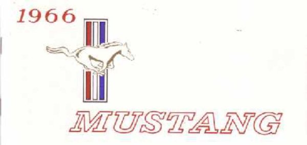 1966 Ford Mustang Owner's Manual