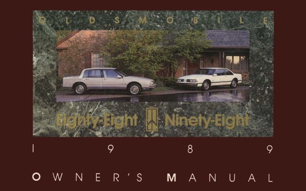 1989 Oldsmobile 88, 98 Owner's Manual