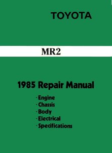1985 Toyota MR-2 Factory Shop Service Manual