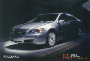 2011 Acura RL Owner's Manual