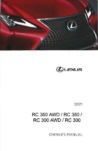 2021 Lexus RC 300, 350 Owner's Manual