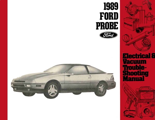 1989 Ford Probe Wiring Diagrams Manual
