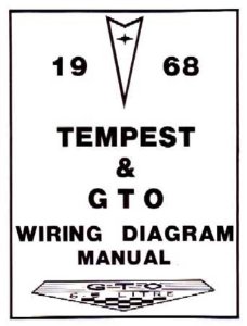 1968 Pontiac GTO, Tempest Wiring Diagrams Manual