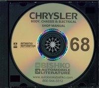 1968 CHRYSLER Body, Chassis & Electrical Service Manual sample image