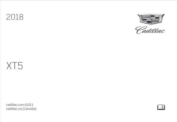 2018 Cadillac XT5 Owner's Manual